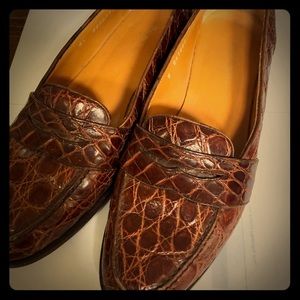 Ralph Lauren Genuine Crocodile Loafers